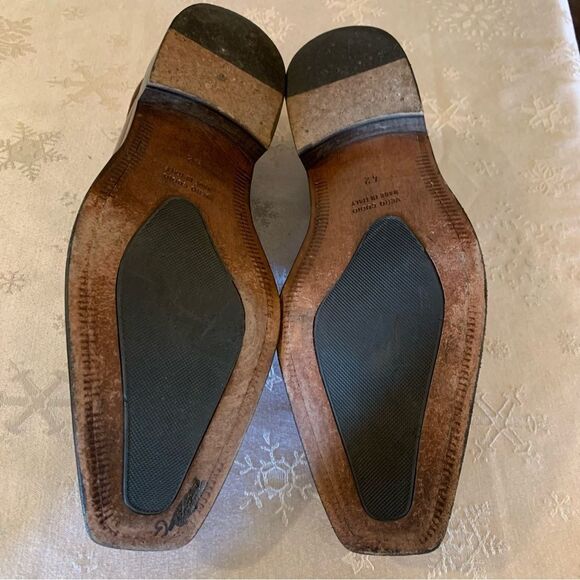 Calzoleria Classic Brown Leather Laceup Oxfords Handcrafted Sz 9 EUR 42 Gorgeous main image 9
